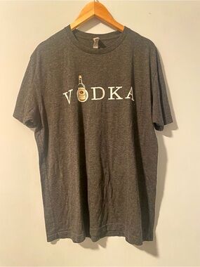 Frat Party Vibes | Tito’s Vodka Large Charcoal Graphic Tee